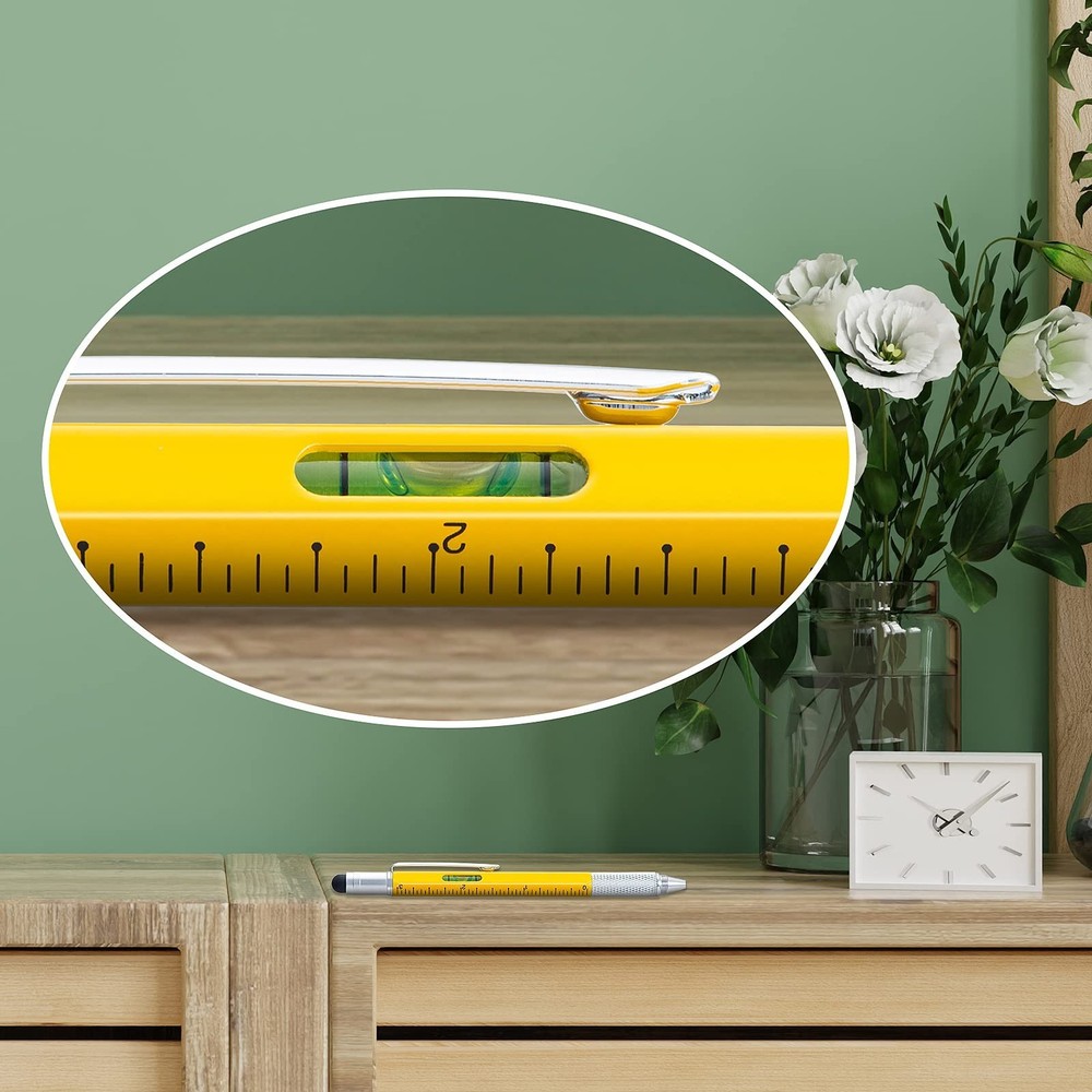 4 Pack Multitool Pen with Extra Refills Set, 6 in 1 Multitool Pen with Ruler ...