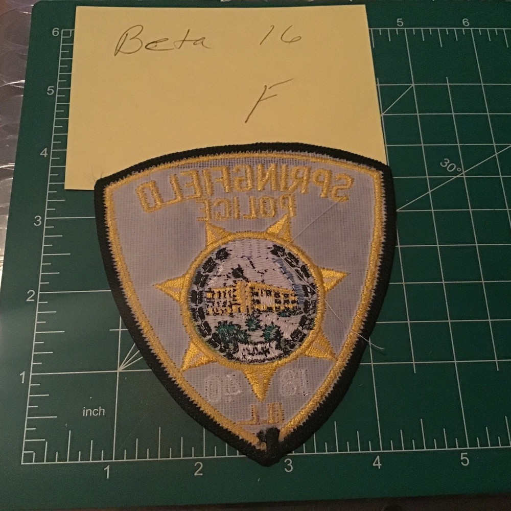 Springfield IL Police Patch