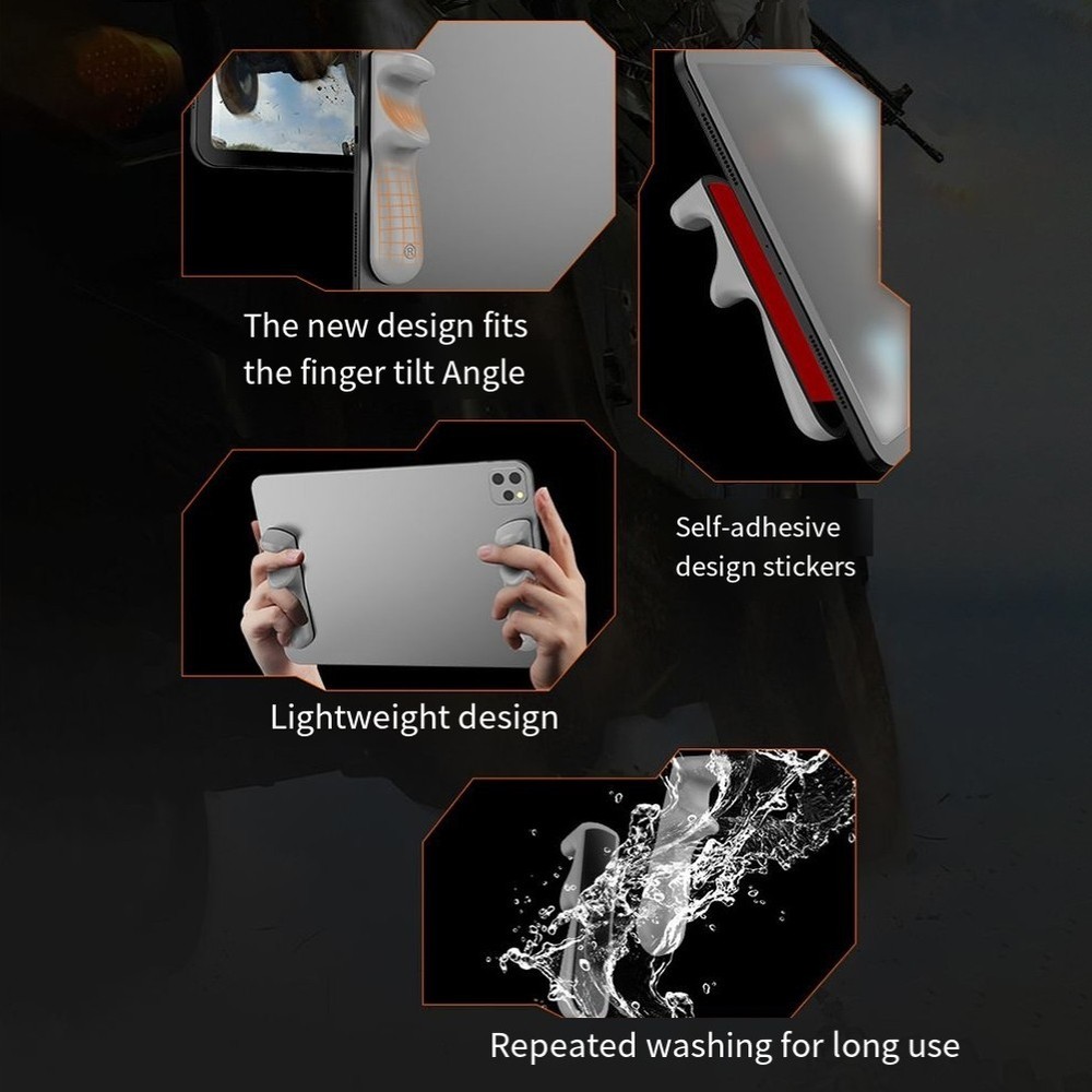 Portable Soft Silicone Gaming Controller for iPad Tablet Enhanced Precision