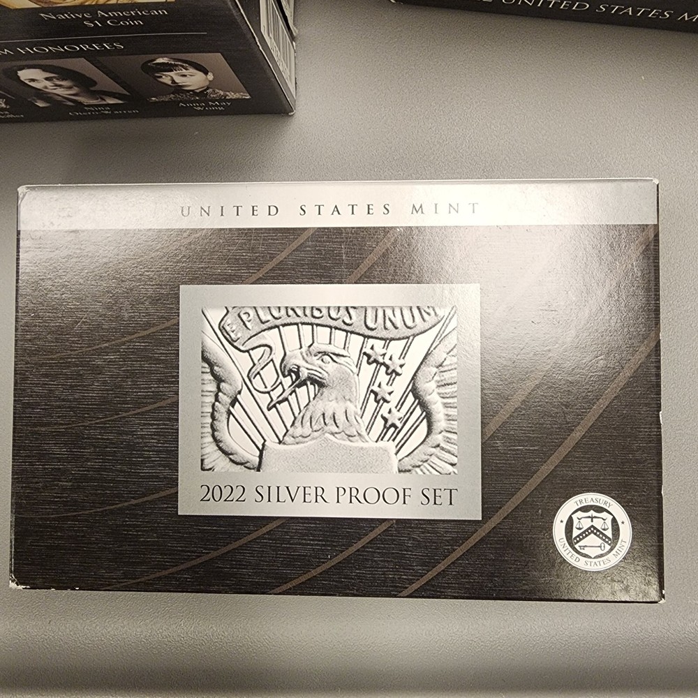 2022 SILVER Proof Set. 10 coin set. With COA