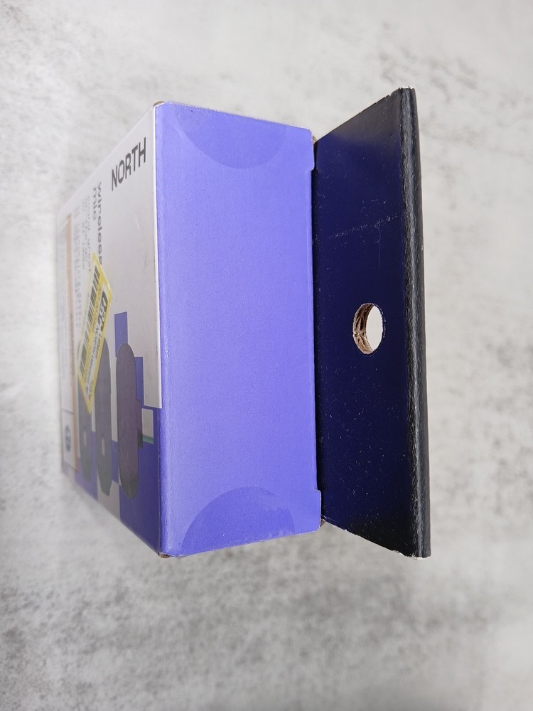 New- NORTH Wireless Microphone Transmitter & Receiver with Charger (USB-C)