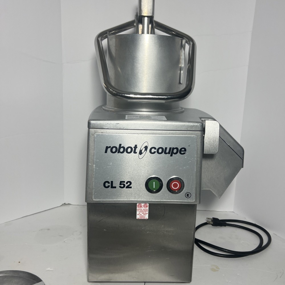 Robot Coupe CL 52 E Series E Continuous Feed Vegetable / Food Processor W/ Discs