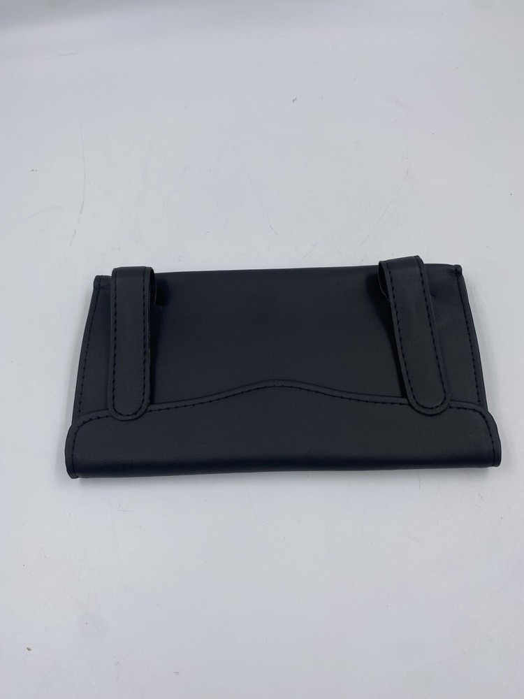 Black Leatherette Tissue Holder Auto Sun Visor Tissue Box Holder