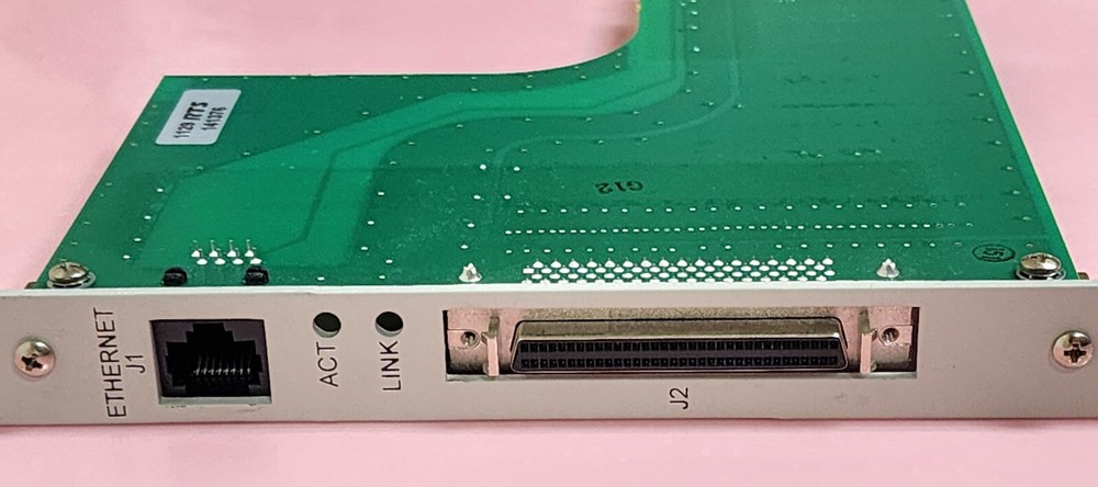 RTS Telex MCII-e Ethernet Master Controller Front & Back Card for ADAM Intercom