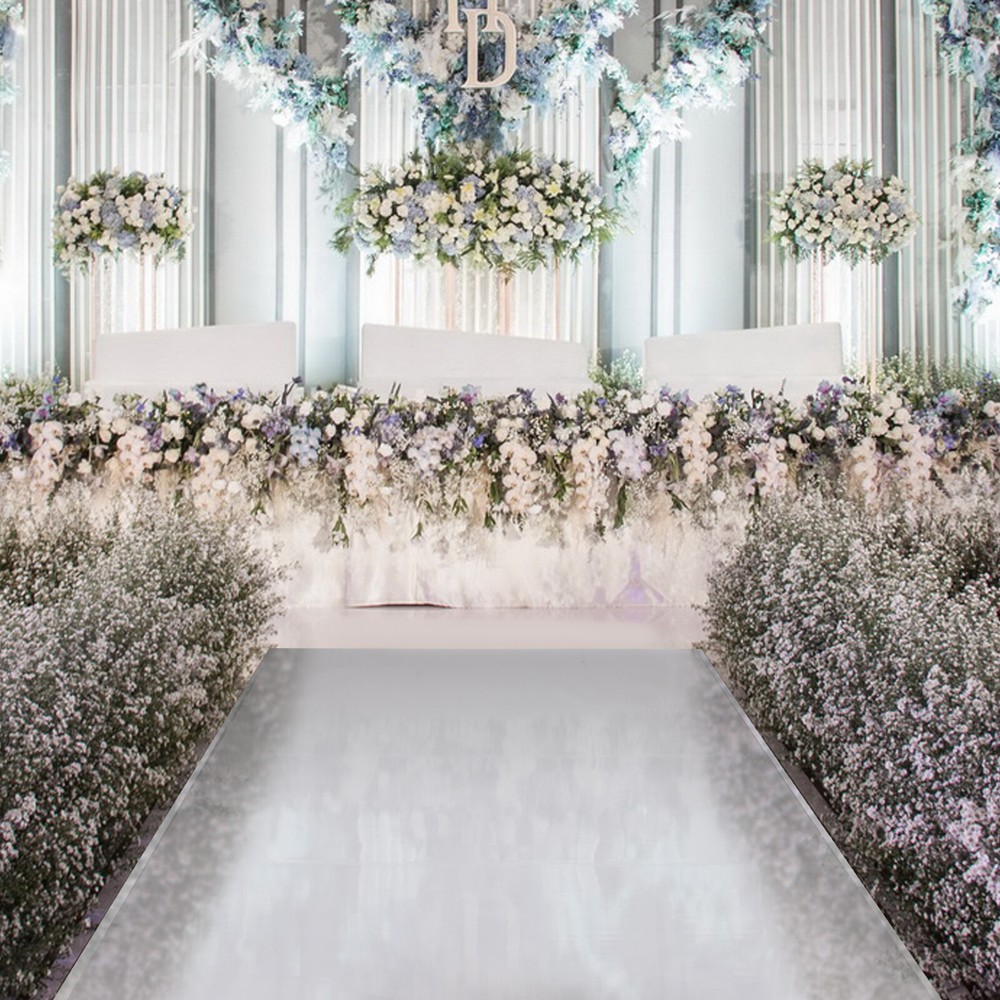 Wedding Reflective Mirror Carpet Aisle Runners. Kitchen Cabinet And Table Liner