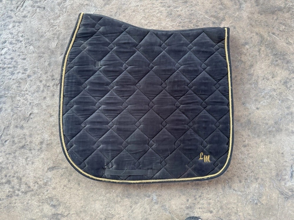 Navy Quilted Dressage Pad