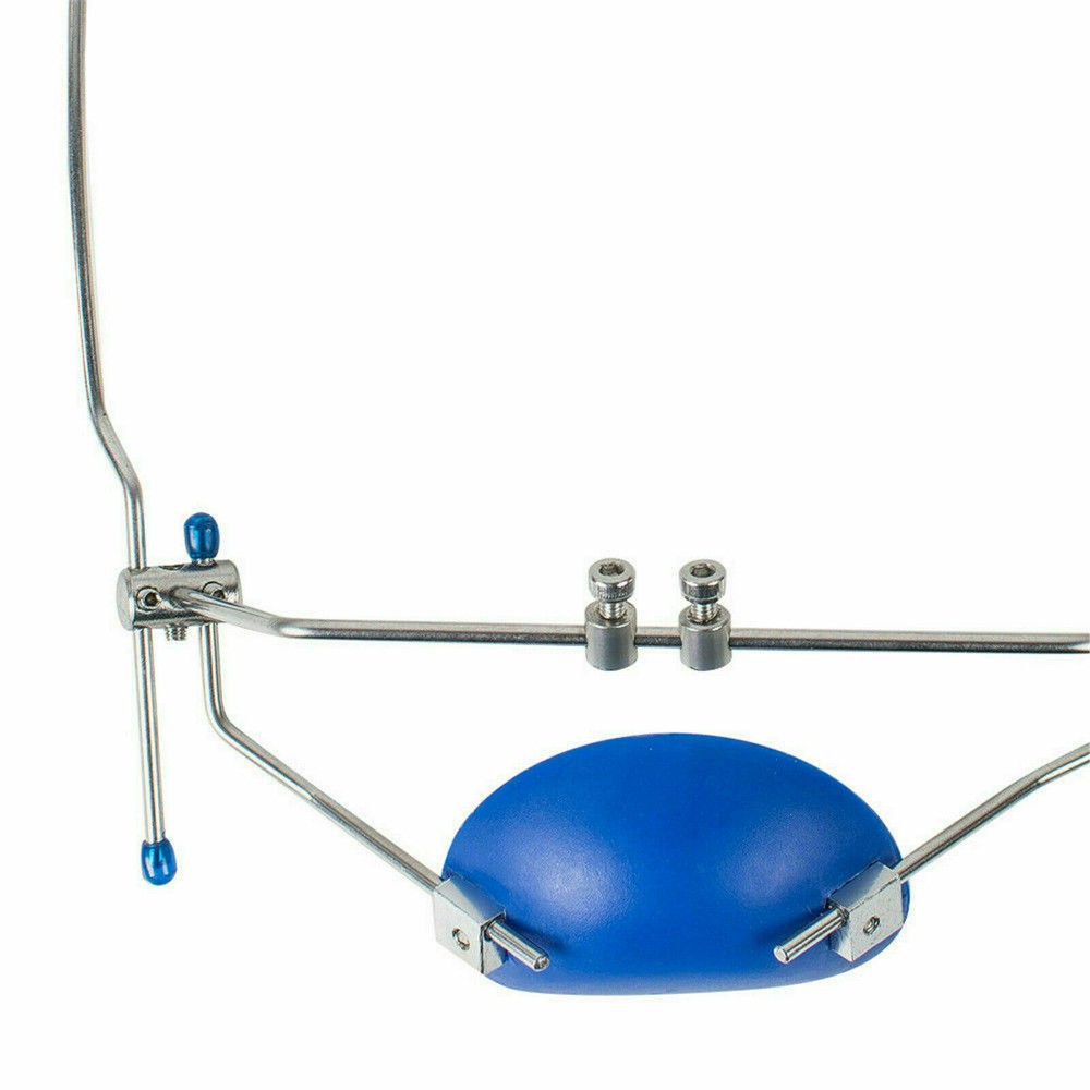 Dental Orthodontic Headgear Protraction Adjustable Reverse-Pull Headgear Blue