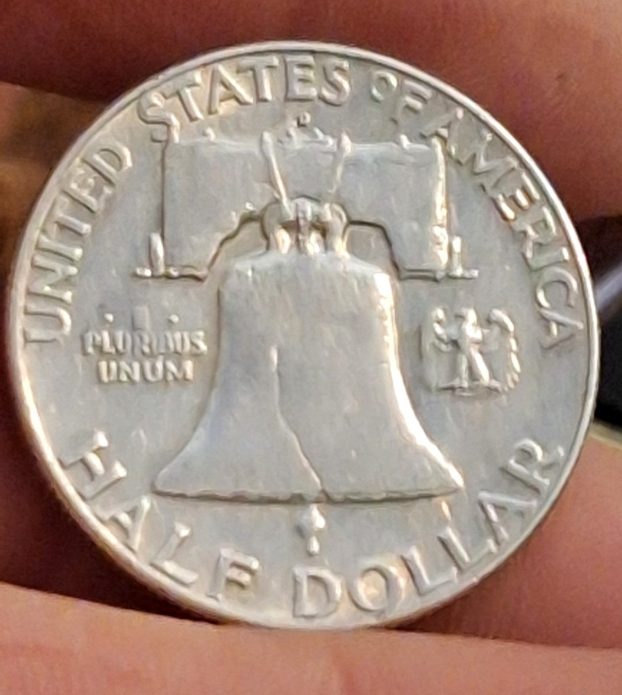 1962 Franklin Silver Half Dollar, No Mint Mark