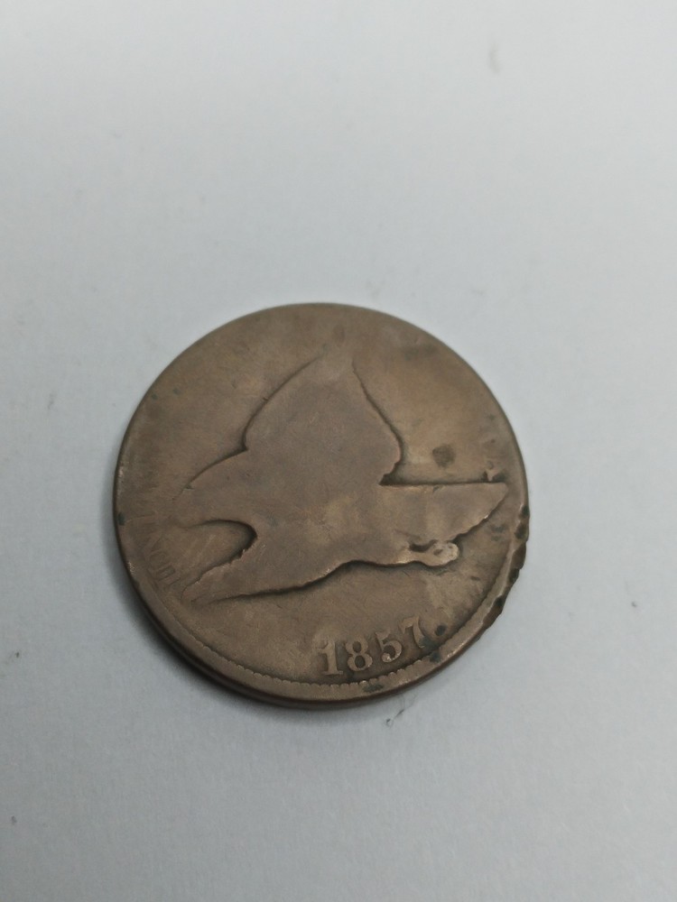 1857 Flying Eagle One Cent Coin