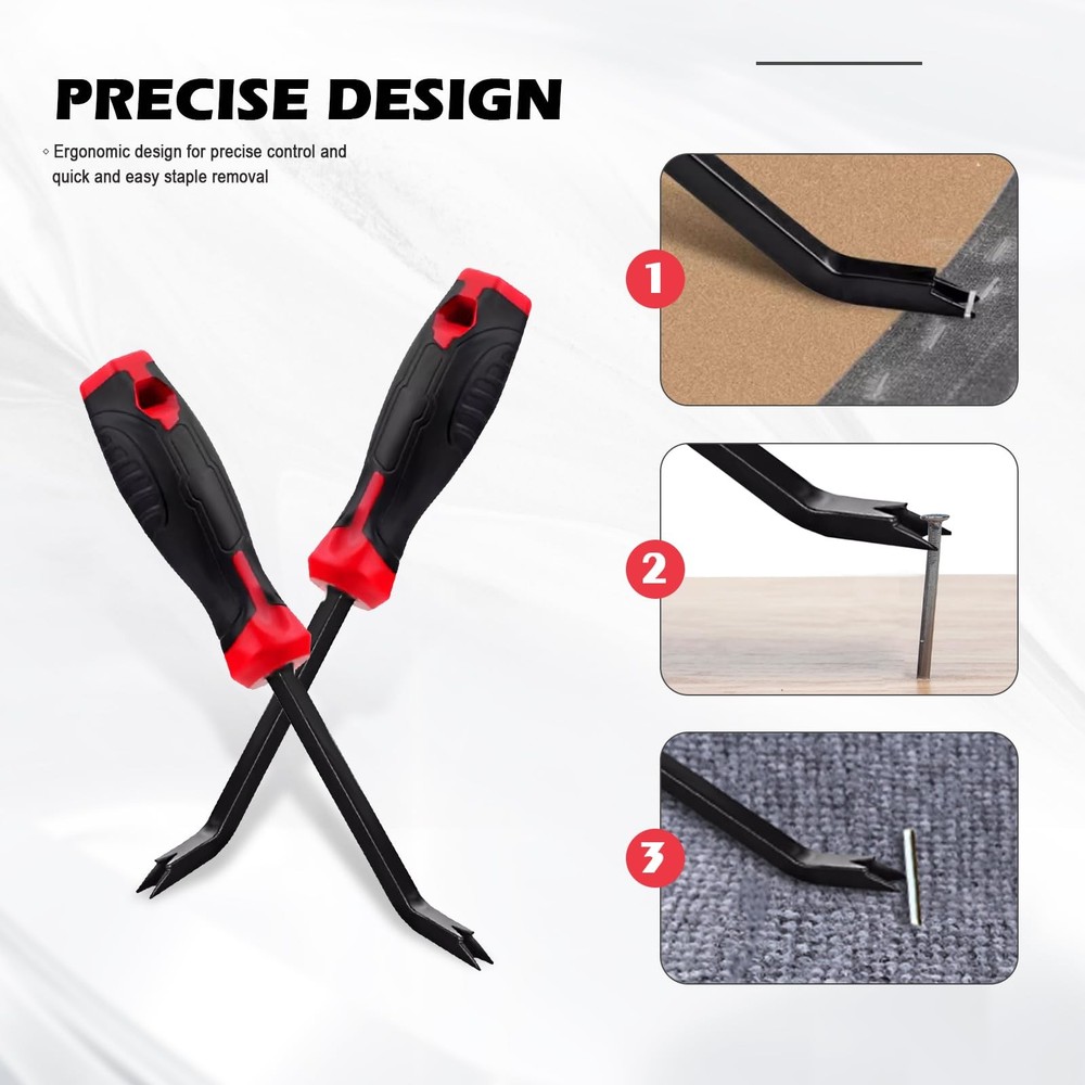 Heavy Duty Staple Remover Tool Professional Staple Tack Puller for Upholstery