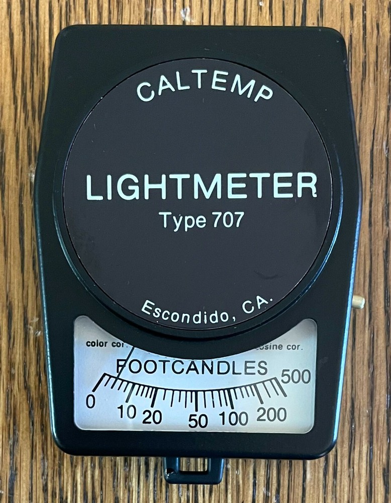 Caltemp type 707 Light Meter with manual