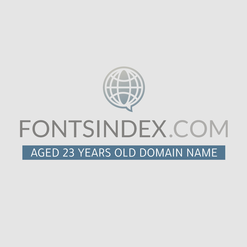 FontsIndex.com - Premium Font Wiki Database Domain Name - AGED 23 Year - GoDaddy