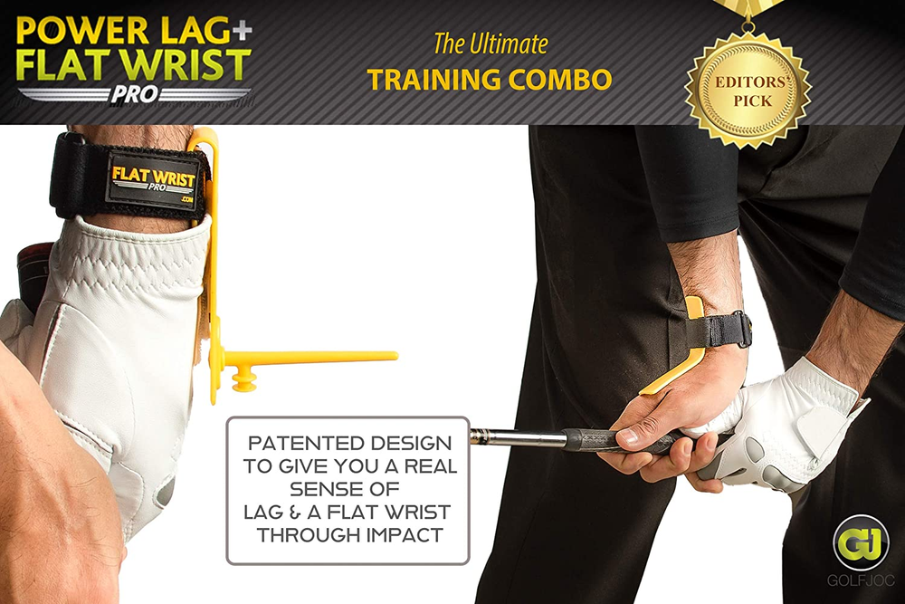 Golf Swing Training Aid Lag Trainer Golf Flat Wrist Chipping Slice Full Swing