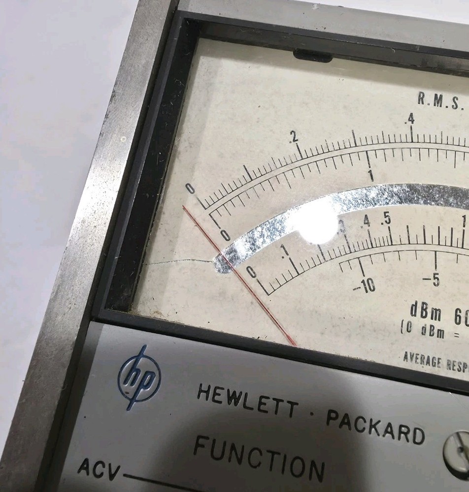 Vintage Hewlett Packard 427A Voltmeter Untested