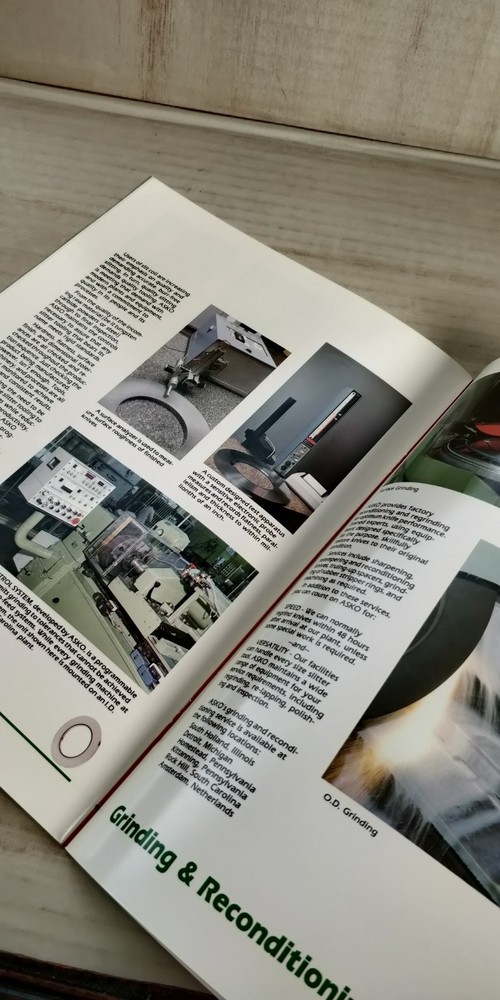 1986 ASKO catalog slitter tooling system and services C3