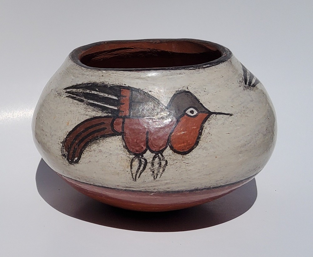 Nazca Peru Hummingbird Pottery Bowl