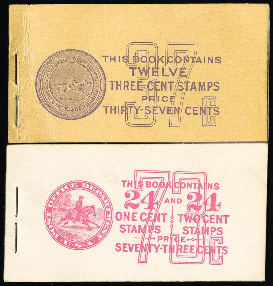 US Stamps # 805+807 MNH Striking Errors In 2 Separate Booklets