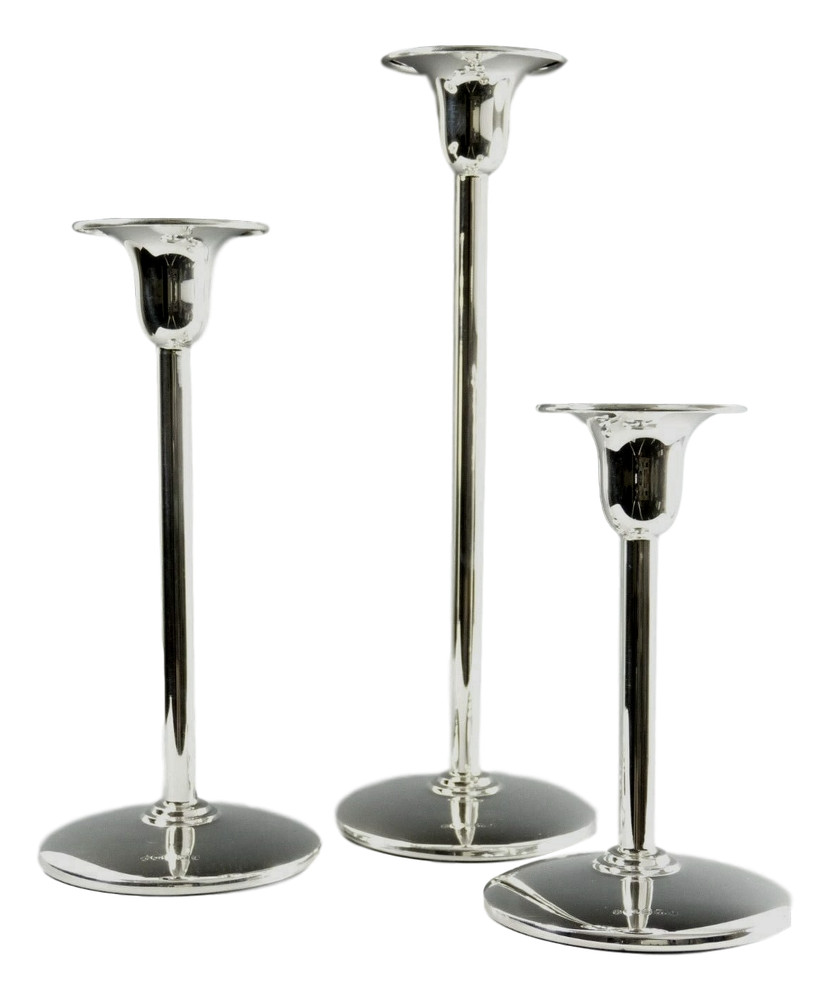 Hallmarked Sterling Silver - "Liberty" - Pair of Candlesticks - 5"