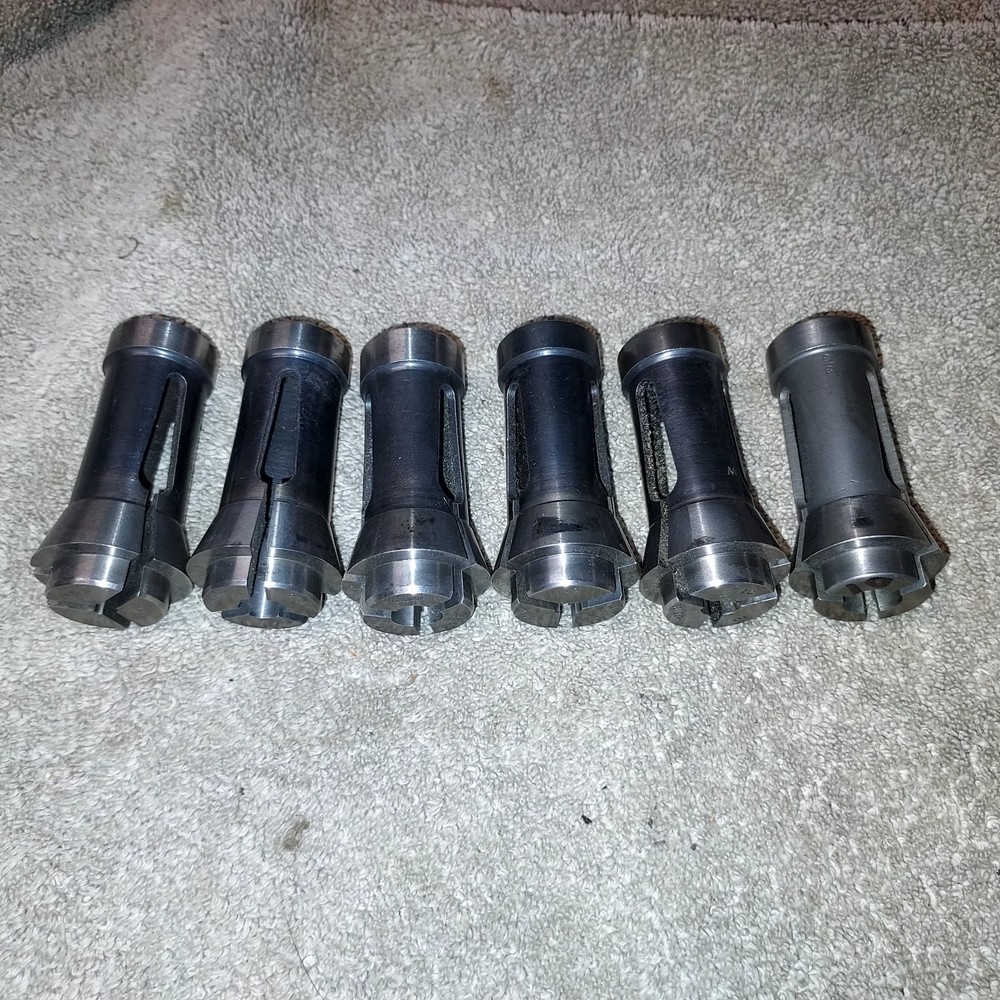 6 #10 Hardinge & B&S Collets