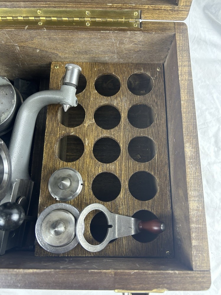 All Tool Rotadex Compound 5C indexer with storage case and Two collets