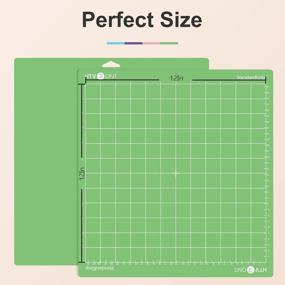 Cutting Mat, 5 Pack Cutting Mat 12X12(Standard, Light, Strong, Fabricgrip) Compa