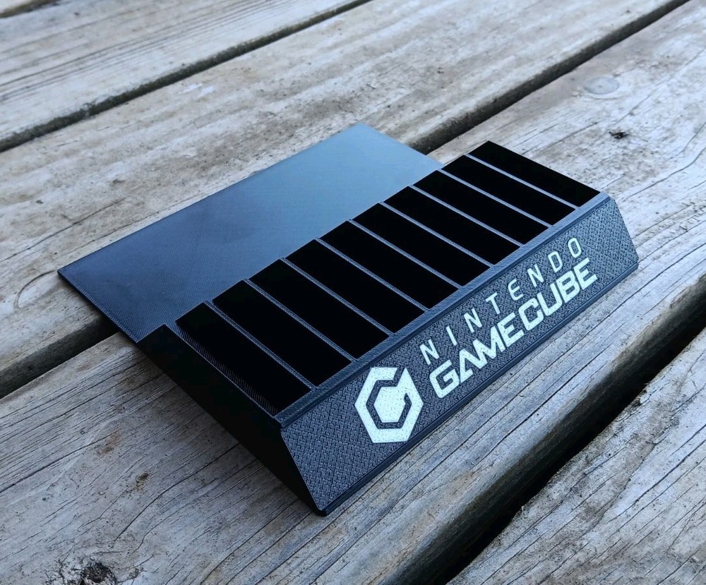 Nintendo GameCube / 10 Game Case Holder / Retro Game Storage Holder