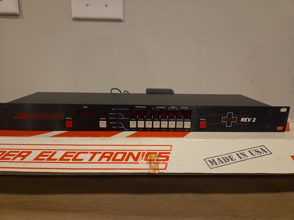 JL Cooper MSB Plus REV 2 MIDI Patch Bay / Thru Box - excellent condition