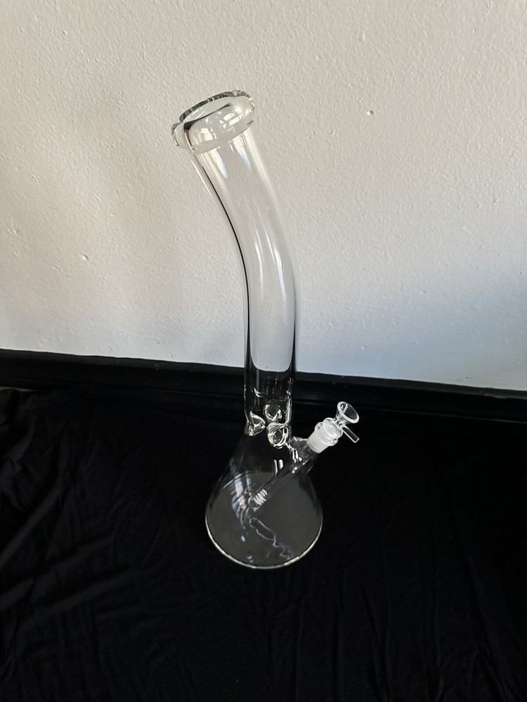 18” Hookah Water Pipe Bent Neck Beaker Bong