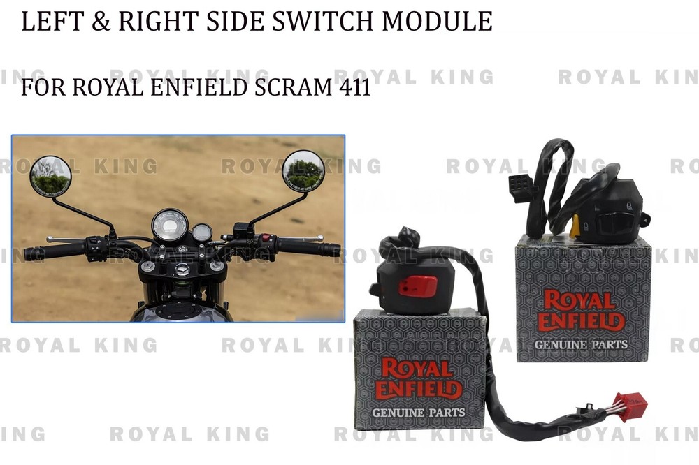 Left & Right Side "Switch Module" For Royal Enfield Scram 411