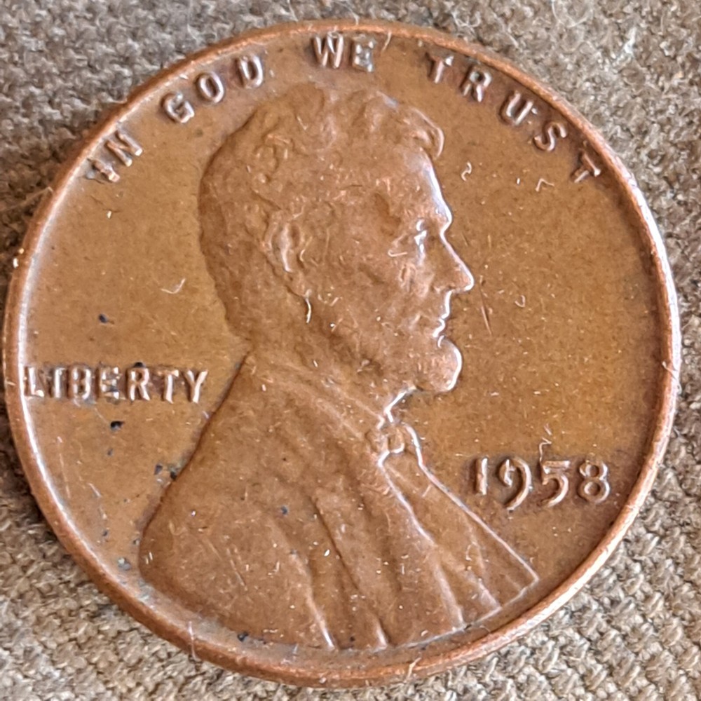 1958 No Mint Mark Penny
