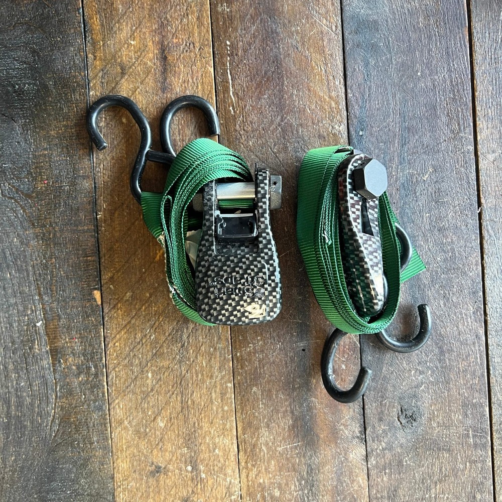 Smart Strap Green Ratchet Straps (Pair)