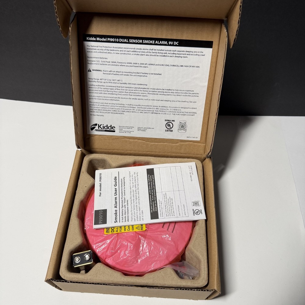 Kidde PI9010 Dual Sensor Smoke Alarm