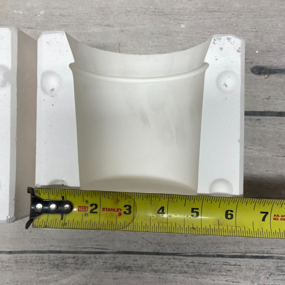 Vintage 1995 Boothe Mold Ceramic Casting Mold Cool Dip Server Plain Base #1067