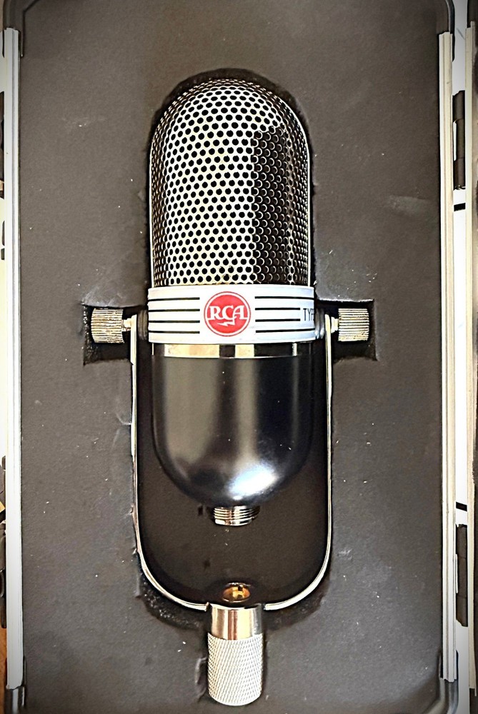 Customized "RCA 77 Style" Ribbon Microphone, studio quality, w/flight box