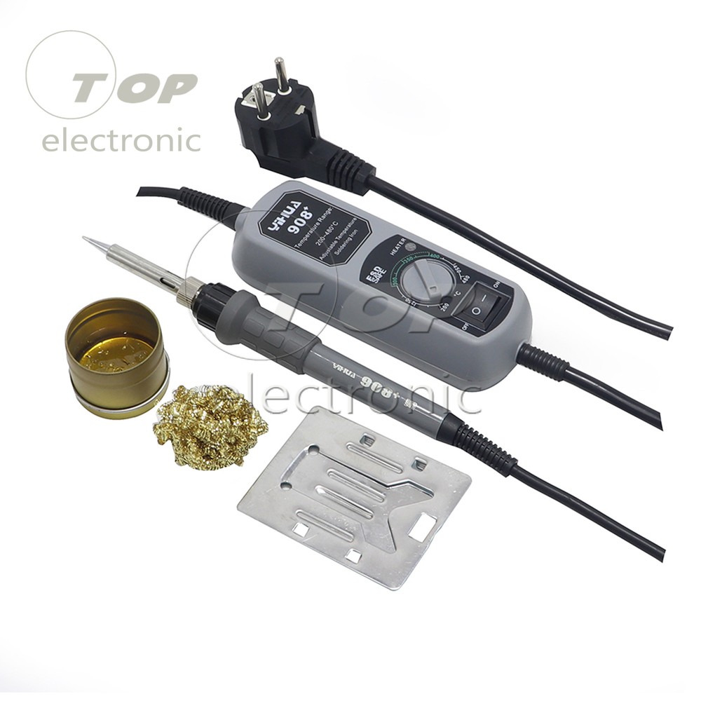 Electric Soldering Iron 60W Adjustable Temperature Welding Switch Tool Set
