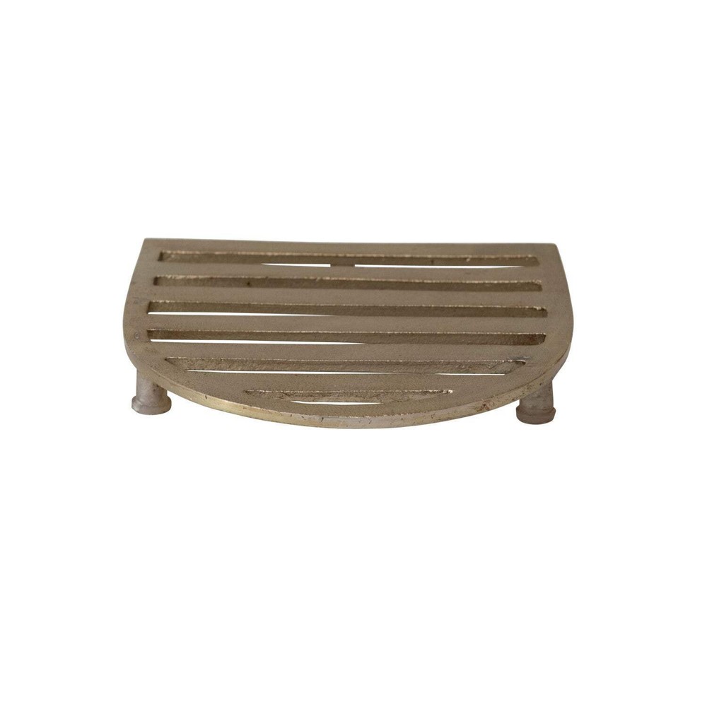 Gold Finish Cast Aluminum Arched Trivet
