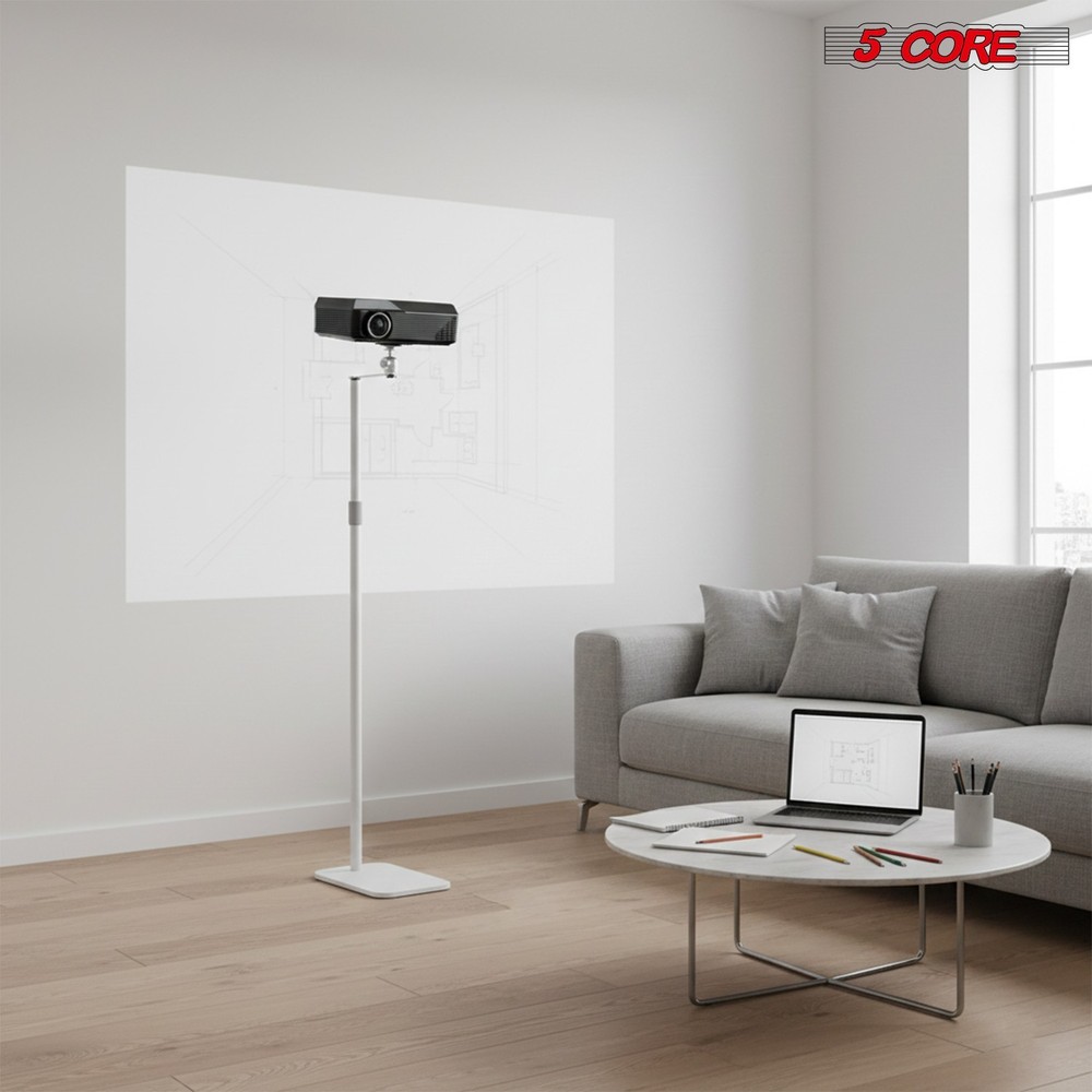 5 Core Projector Stand Floor Adjustable Heavy Base Universal Projectors Support