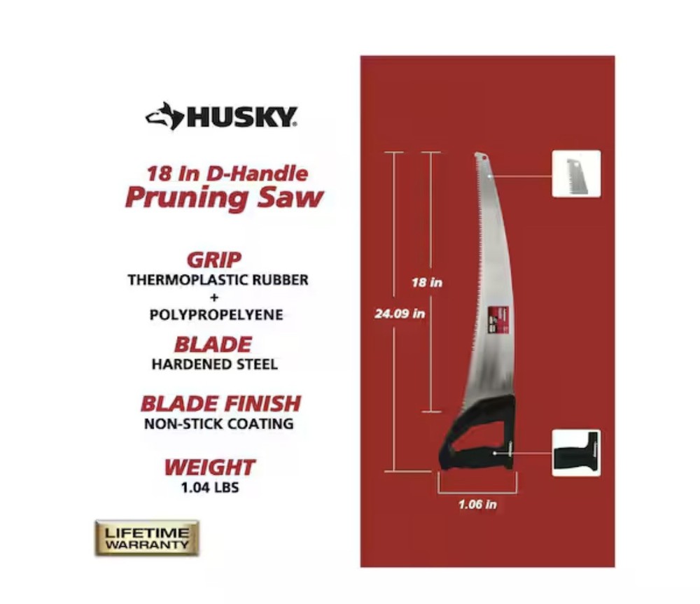 18 in D Handle Pruning Saw