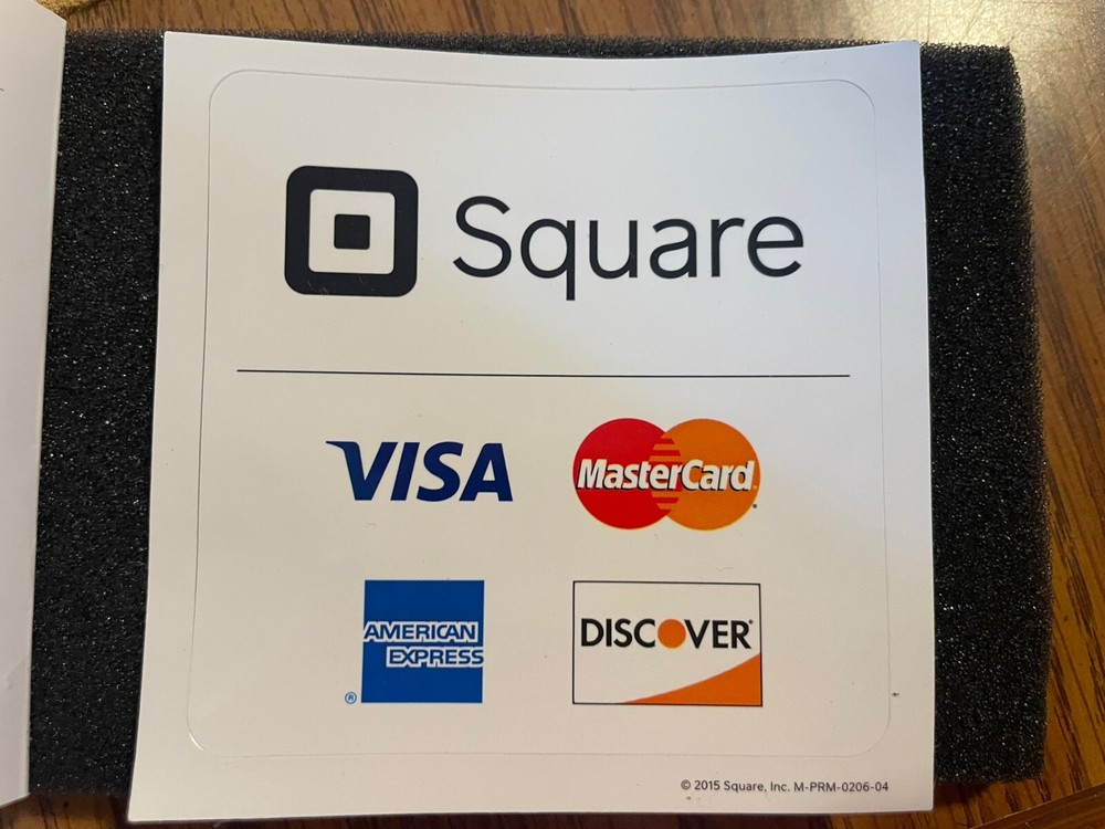 Square Reader With Stickers New