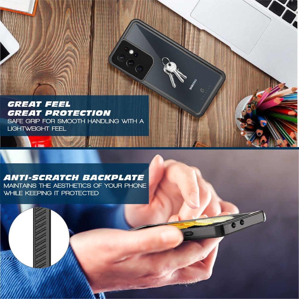 For Samsung Galaxy S21 Ultra S21+ Plus 5G Waterproof Case with Screen Protector