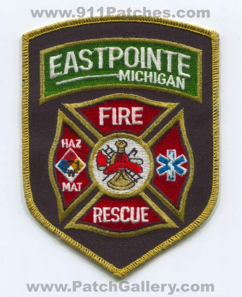 Eastpointe Fire Rescue Department Patch Michigan MI