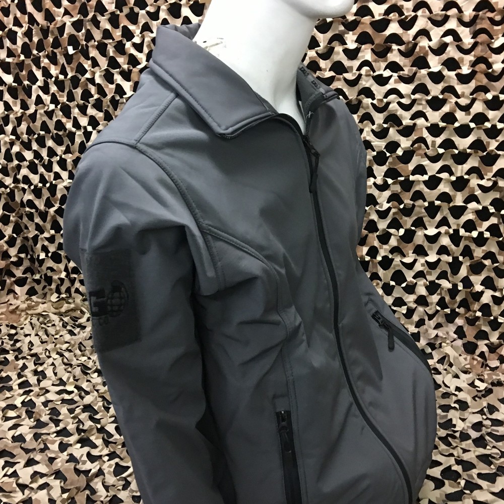 NEW Enola Gaye TechOne Windbreaker Jacket - Grey - Medium
