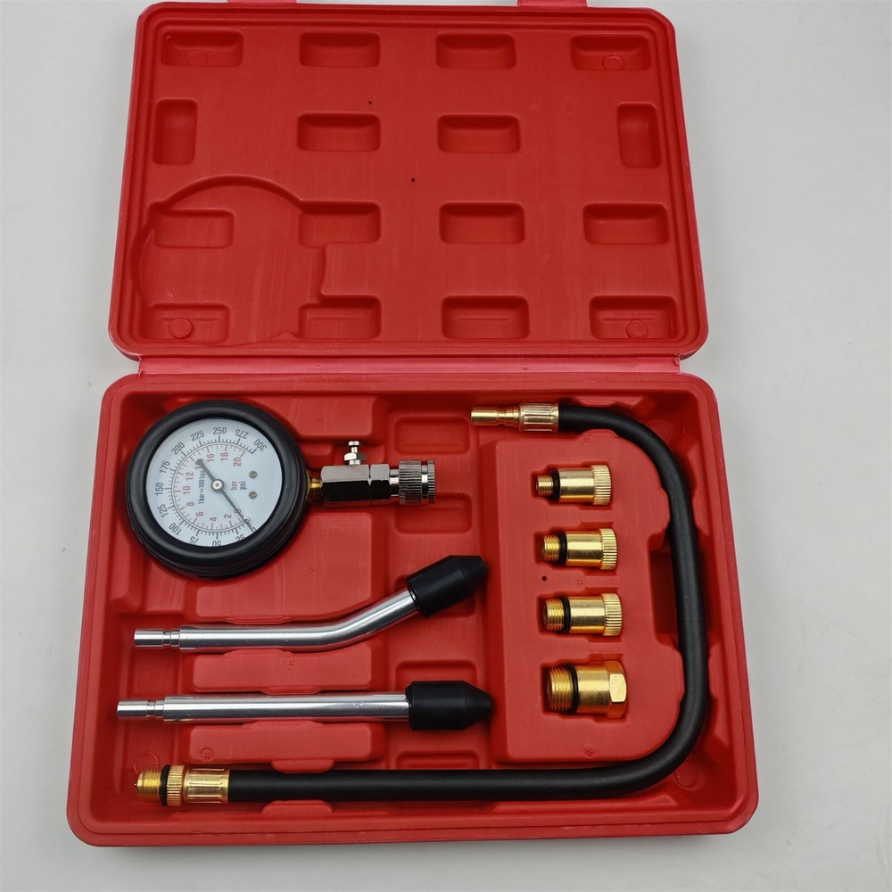 Gasoline Engine Compression Tester Auto Engine Cylinder  Pressure Gauge Tester