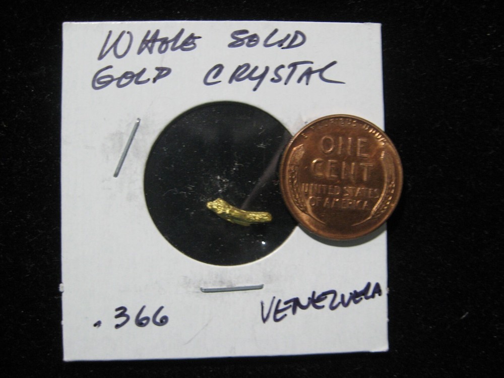 VENEZUELA GOLD NUGGET .366 GRAM