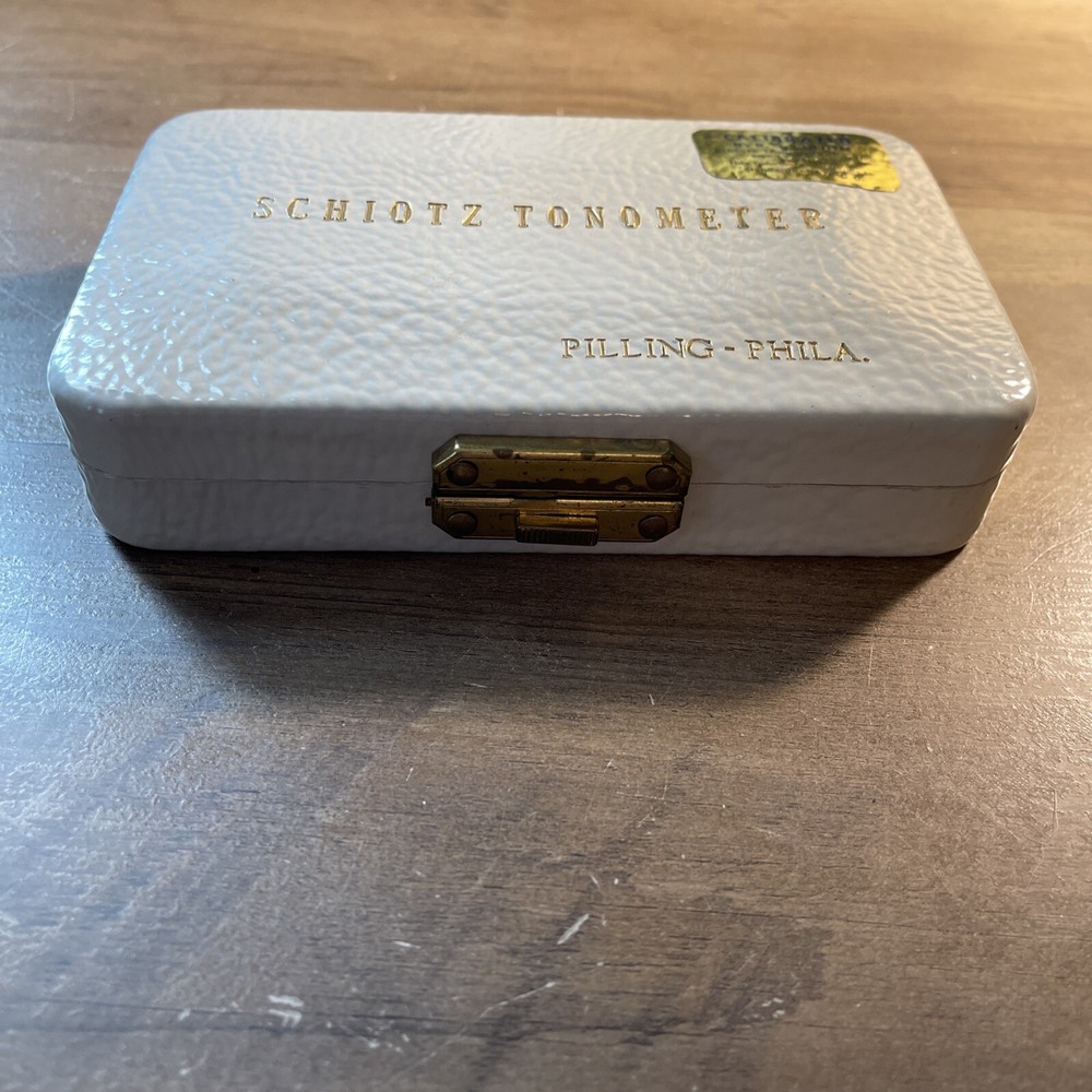 Vintage Schiotz Tonometer In Original Case