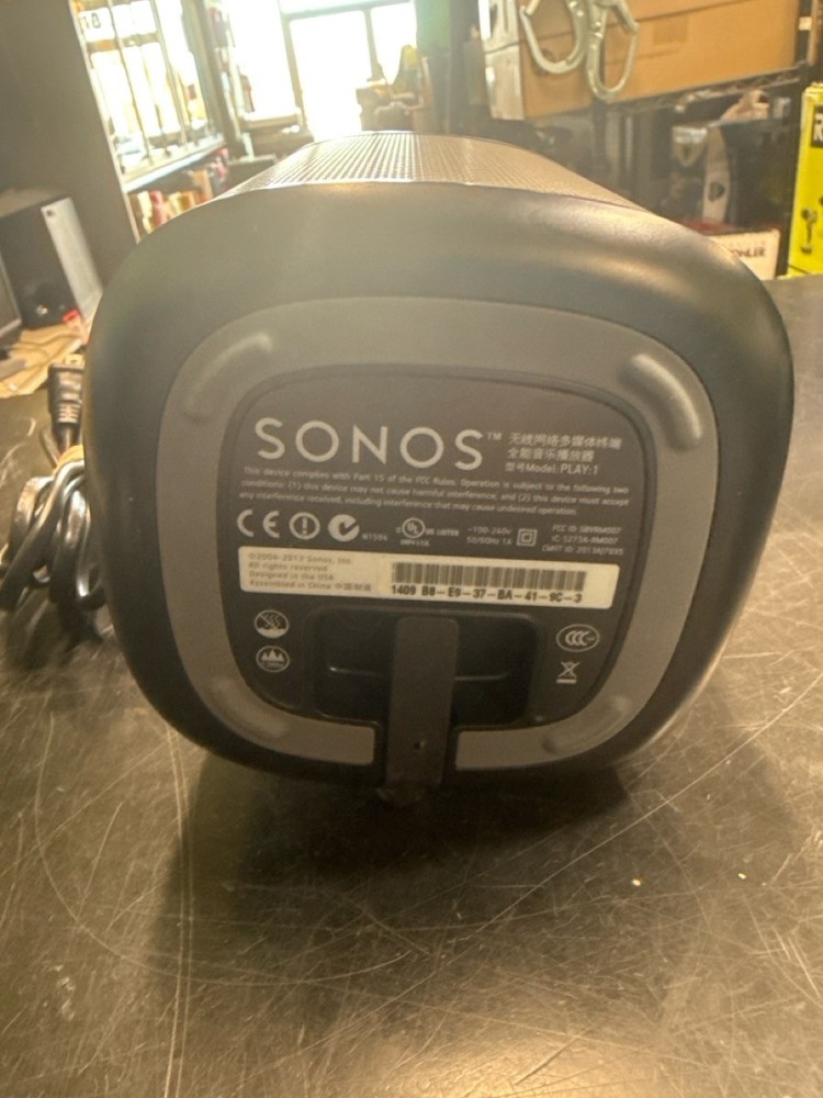 Sonos Play 1 Wifi Wireless Speaker Black (HPB025151)