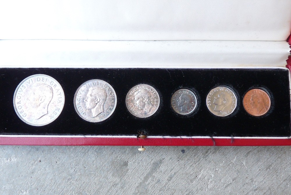 1952 Canada silver coin set