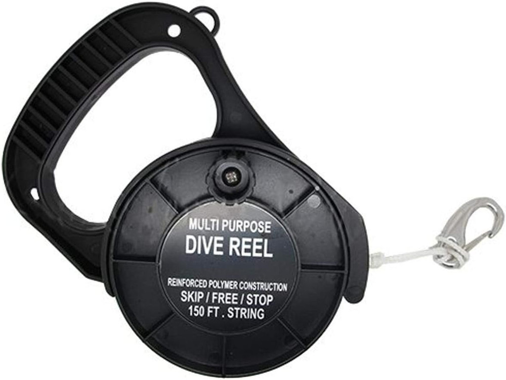 Multi-Purpose Dive Reel 150' for Scuba Diving