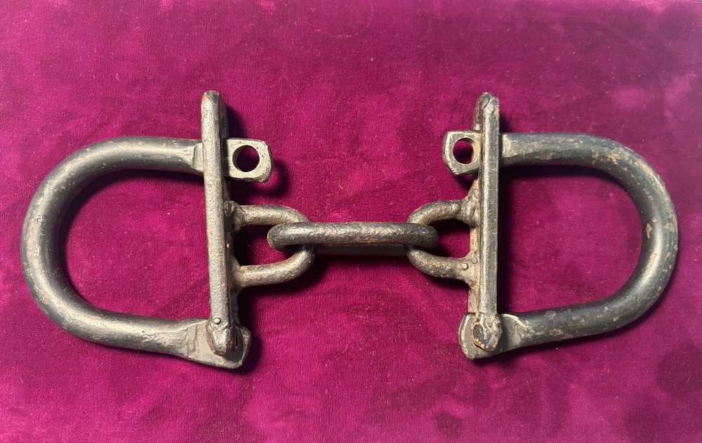 Heavy Iron Shackles Handcuffs