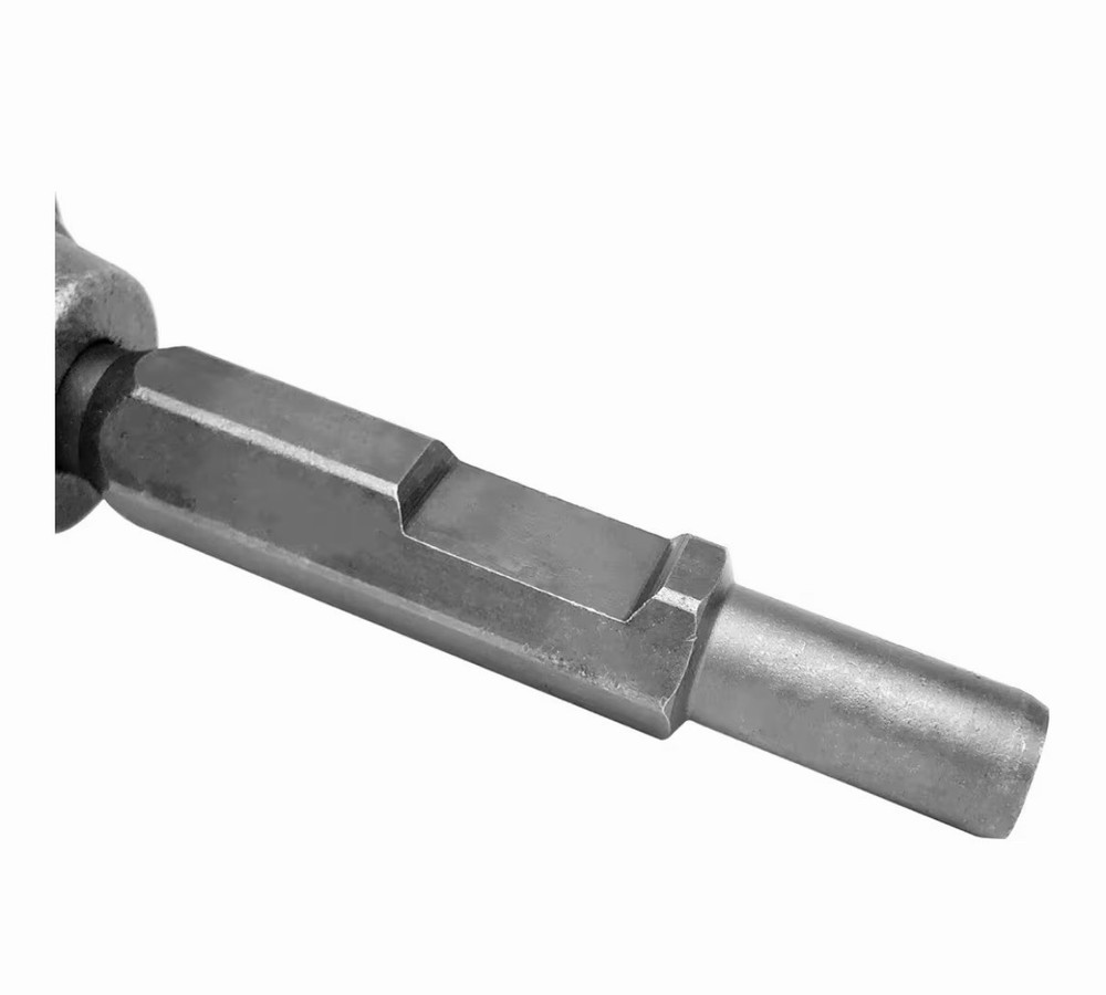 JACKCHEN 30 mm Hex Shank T Post Driver Pile Socket, 30mm Demo Hammer Attachment